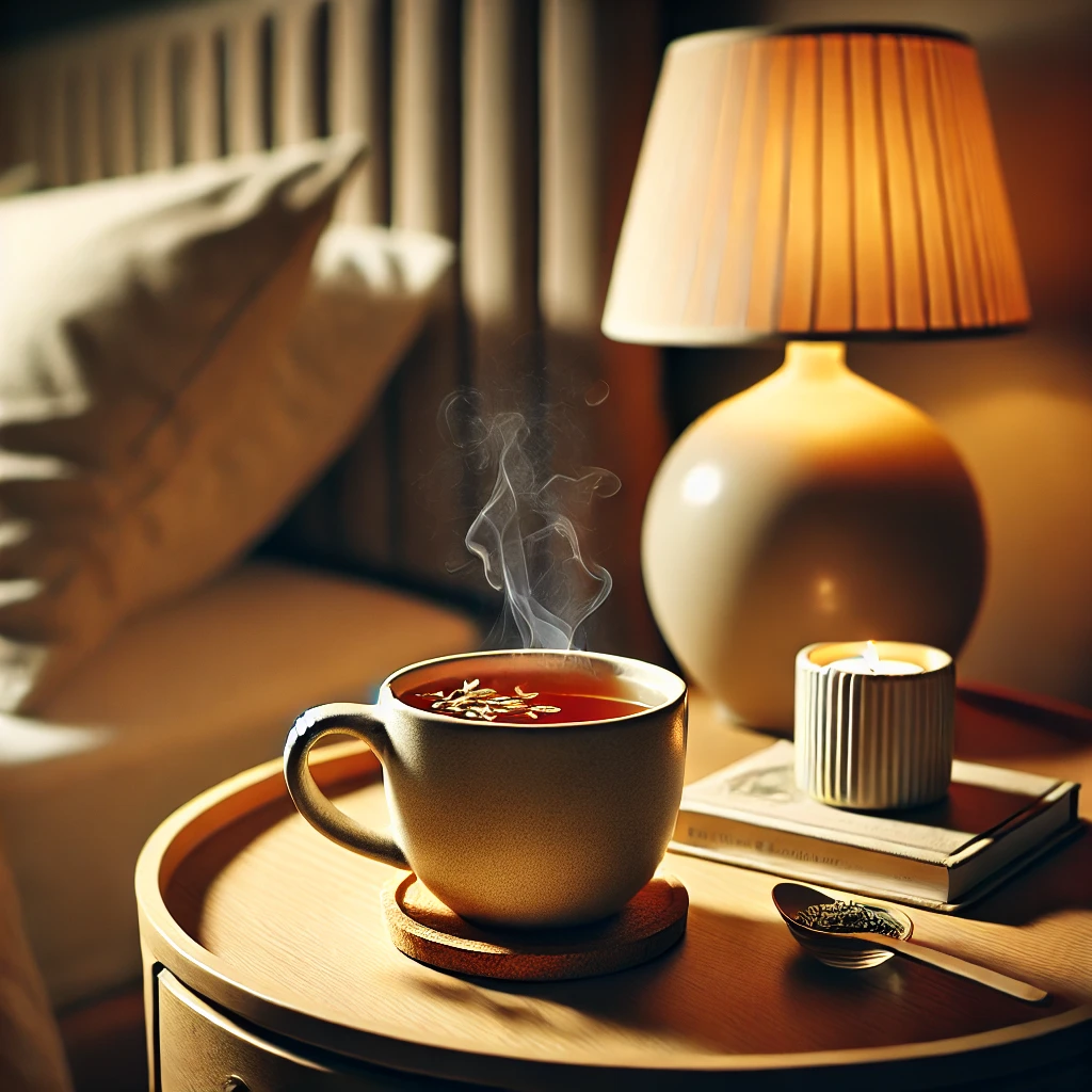 Herbal tea: A natural Sleepmaxxing remedy.