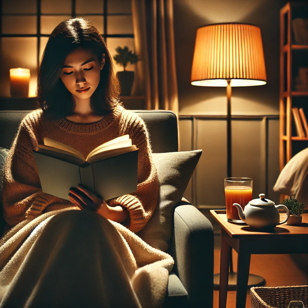 Reading before bed: A simple Sleepmaxxing hack.